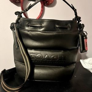 Coach field quilted bucket bag with 1941 hang tag